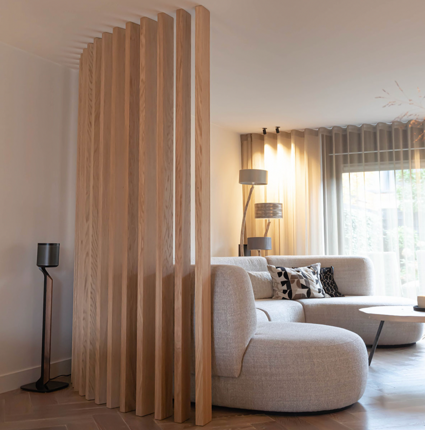 Pannello divisorio in legno | Rovere Chiaro