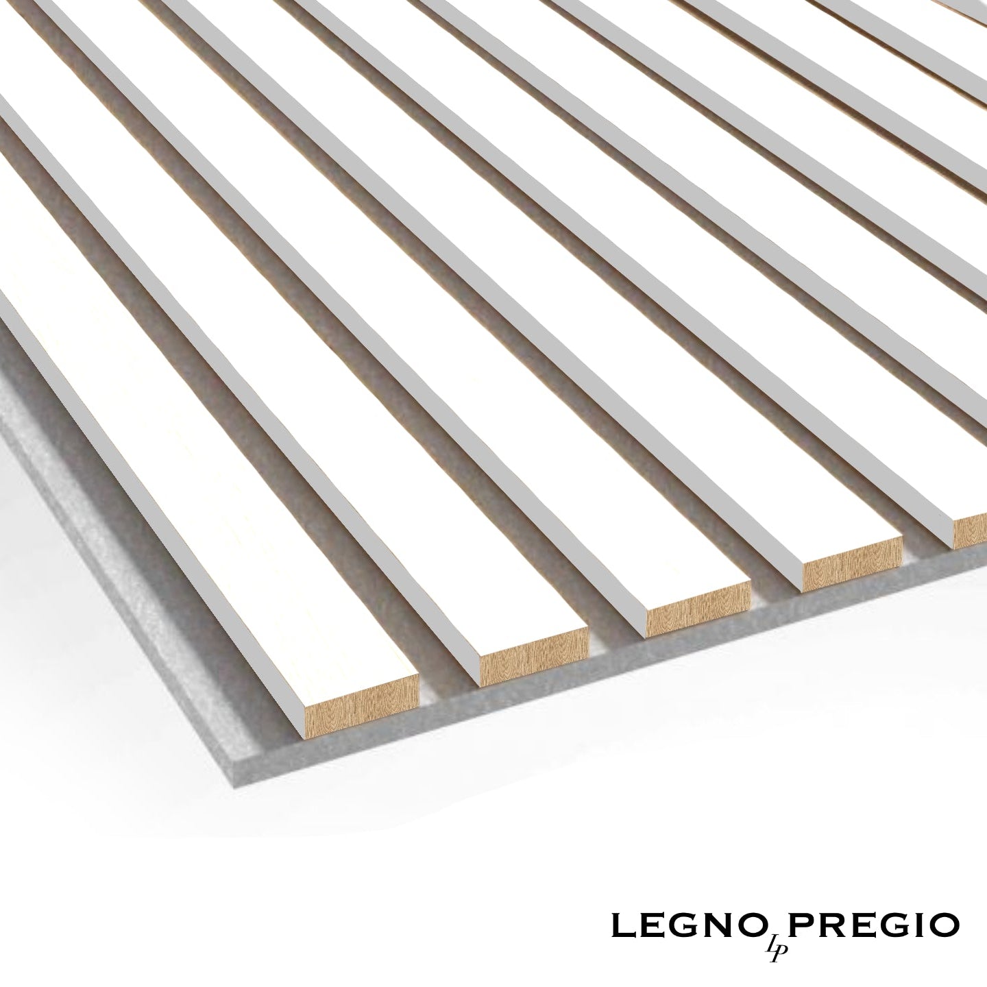 Dogato acustico in legno | Bianco - legnopregio