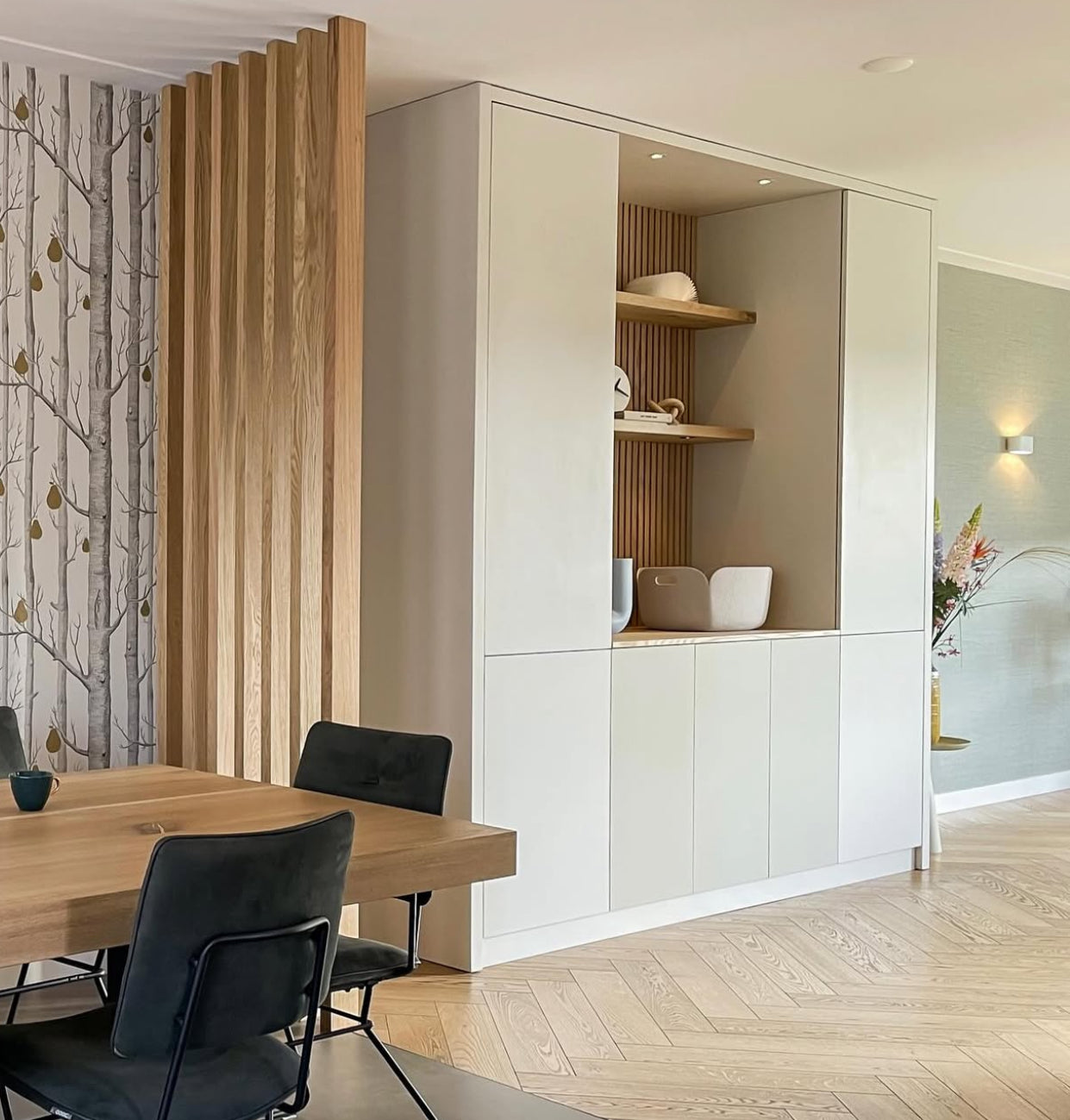 Pannello divisorio in legno | Rovere Chiaro