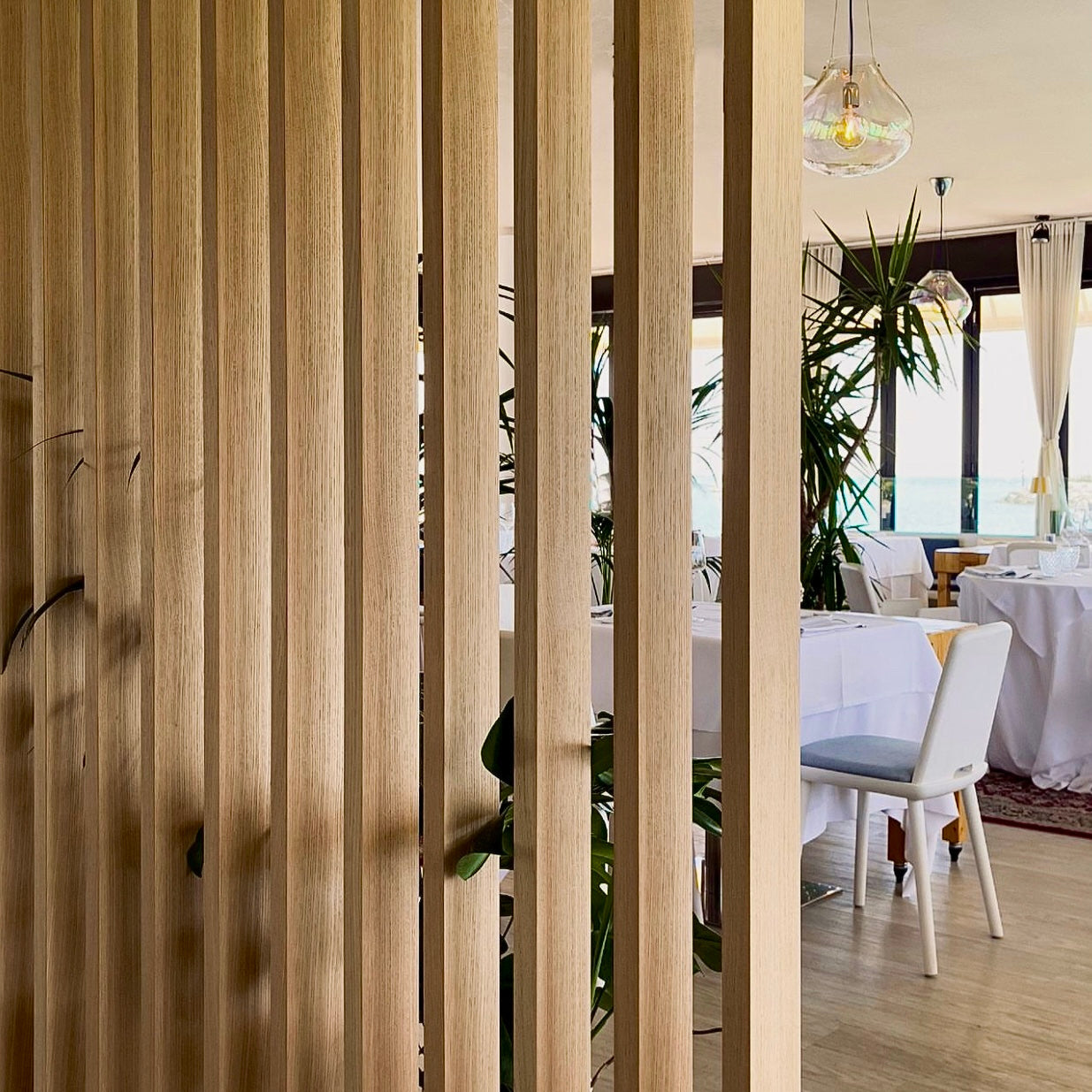 Pannello divisorio in legno | Rovere Chiaro - legnopregio