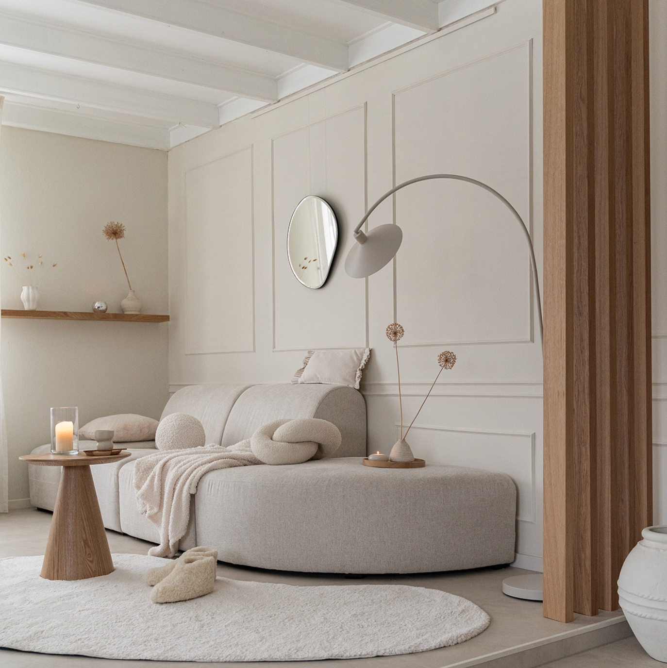 Pannello divisorio in legno | Rovere Chiaro