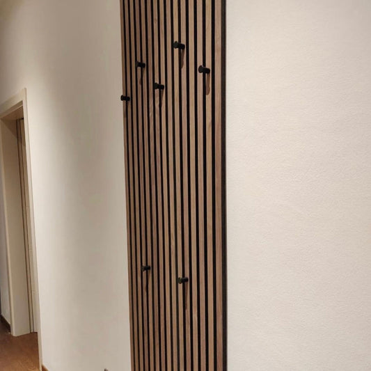 Appendiabiti | Nero acciaio - legnopregio