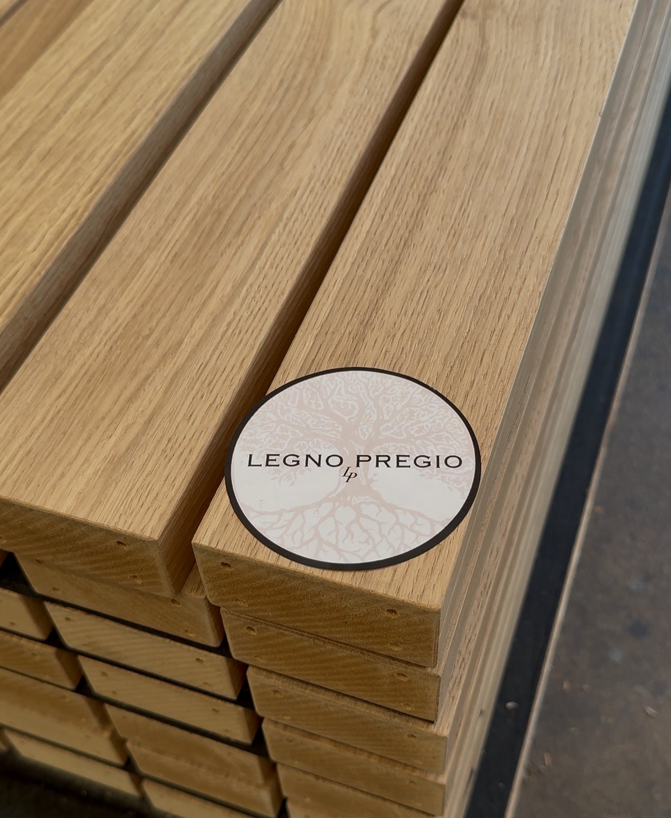 Panneau de séparation en bois | Chêne clair