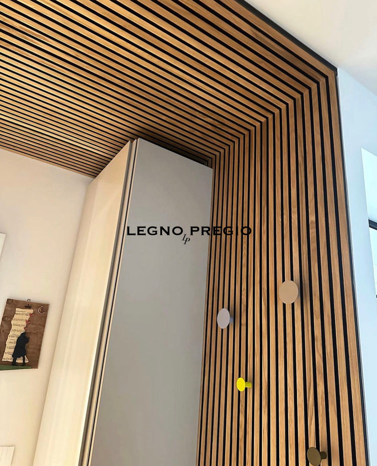 Pannello murale in legno, Rovere Noce – Akupanels