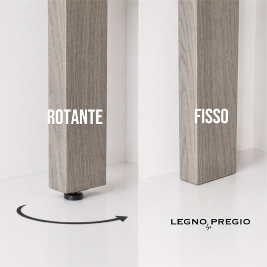 Trennwand aus Holz | Graue Eiche