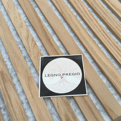 Akustiklamellen aus Holz | Helle Eiche mit grauem Filz